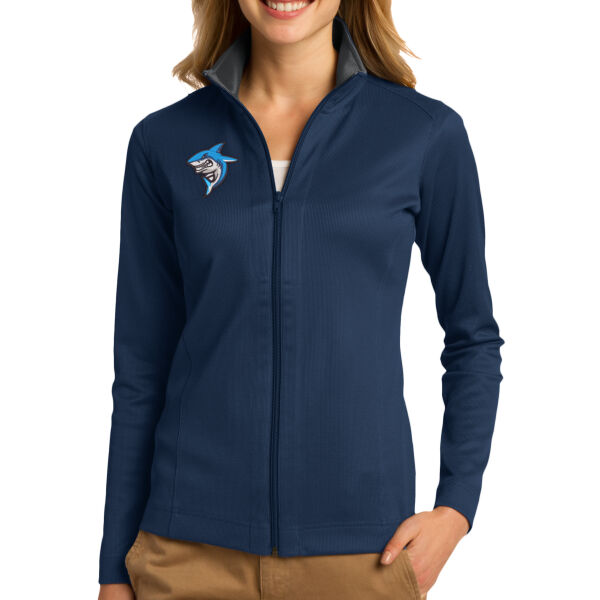 Women's Vertical Texture Full-Zip Jacket Thumbnail